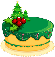 a holiday cake